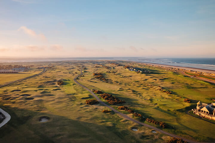 The Old Course in St Andrews - the home of golf 