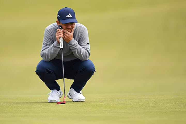 Xander Schauffele playing the PGA Championships in Valhalla