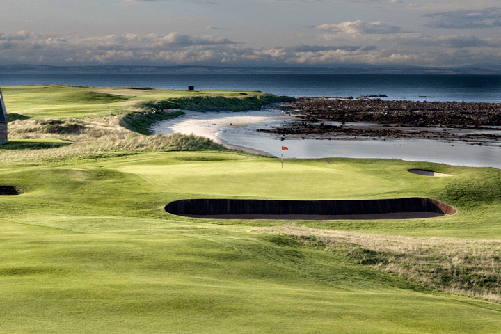 Crail Balcomie Links in St Andrews in Scotland
