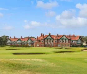Home to The Open - the clubhouse at Royal Lytham & St Annes Golf Club