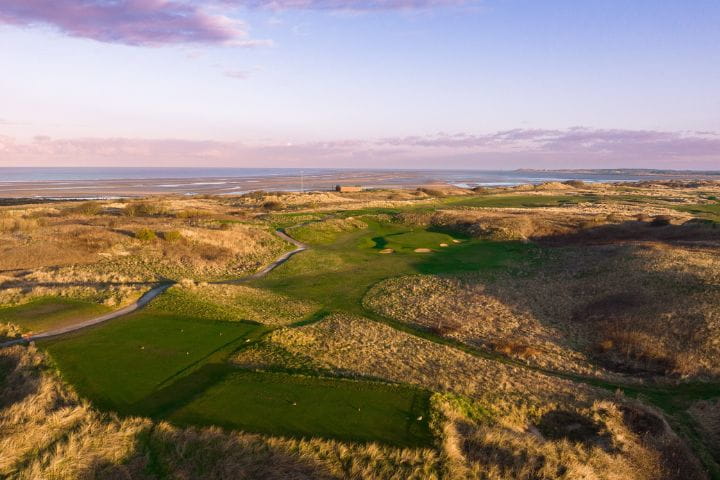 Sumputuous sea views from West Lancashire Golf Club