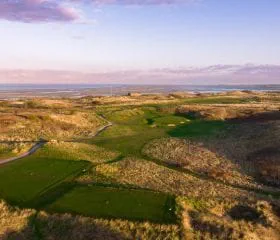 Coastal views from the fairways of West Lancashire Golf Club