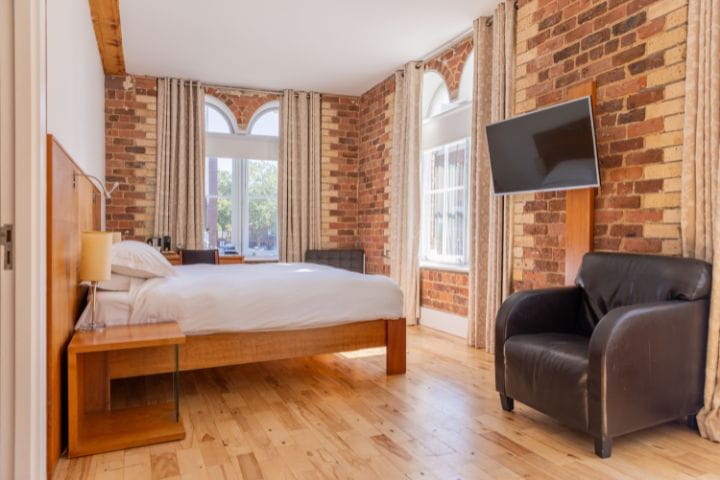 Bedroom at Hope Street Hotel, Liverpool.