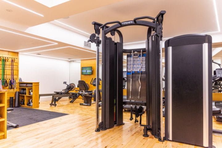 The Gym at Hope Street Hotel, Liverpool, UK.