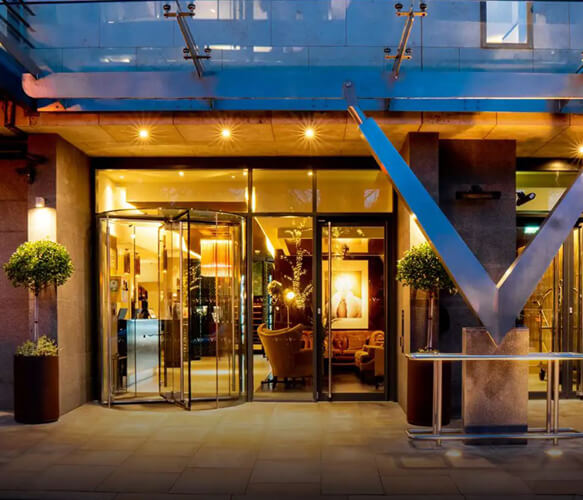 The Vincent Hotel entrance