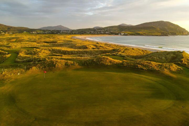 View of the green at Ballyliffin