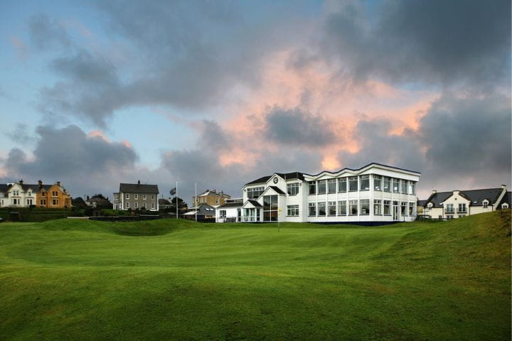 Clubhouse at Castlerock Golf Club in Northern Ireland.