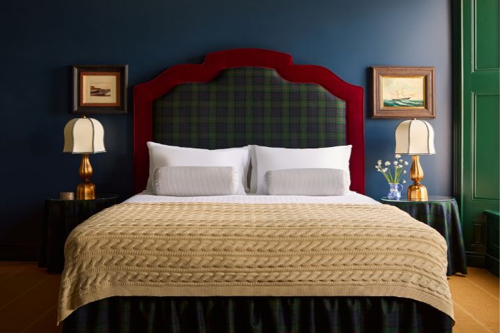 King bedroom in the Portrush Adelphi hotel.