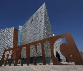 Front View of the Titanic Experience in Belfast