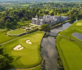 Majestic buildings on the Adare Manor golf course, Ireland
