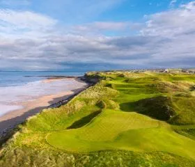 Ballybunion Golf Course and Coastline in South West Ireland, UK.
