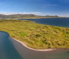 Waterville Golf Links, ireland, and crystal clear blue waters.