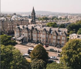 JA The Bruntsfield Edinburgh aerial view