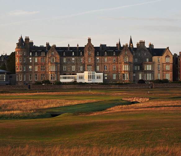 View of the outside of the Marine North Berwick Boutique Hotel in North Berwick Scotland