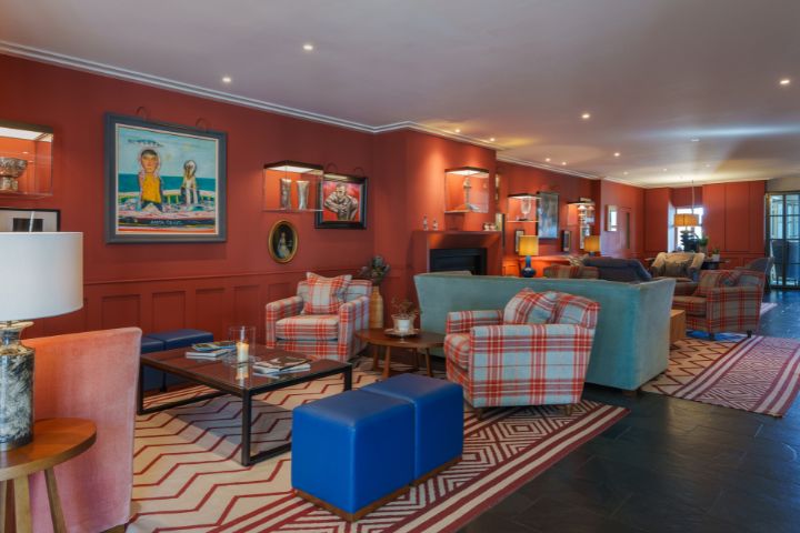 Lobby at Another Place, The Machrie, Islay, Scotland.