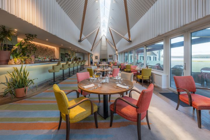 Restaurant views at Another Place, The Machrie.
