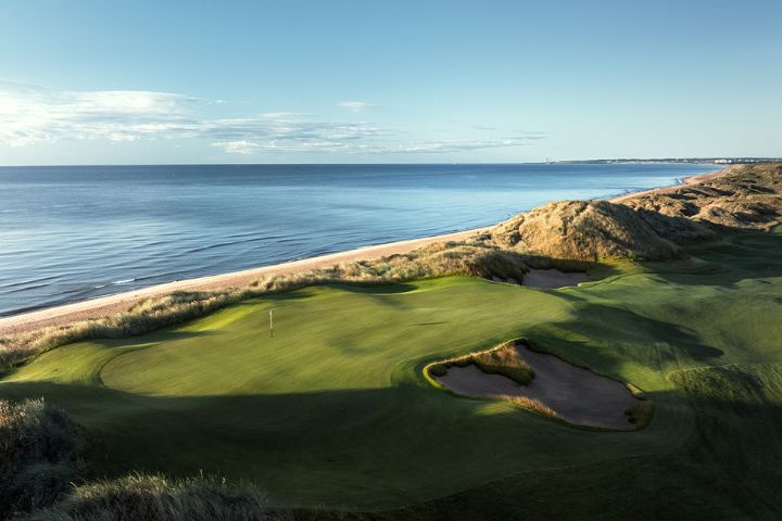 Sweeping views out to the North Sea from Trump Internationals New Course.