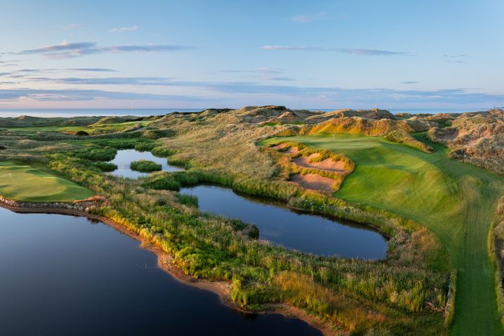 Trump's New Course golf course, 18 hole course in Aberdeenshire Scotland.
