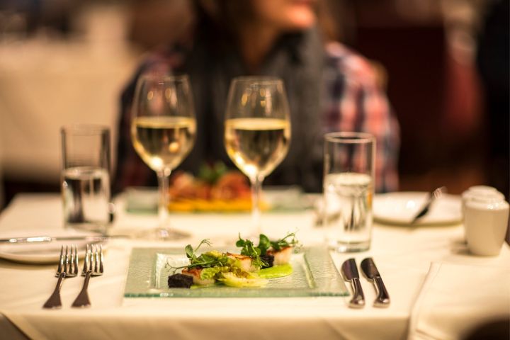 Dining at the Conservatory Restaurant in Kingsmill Hotel