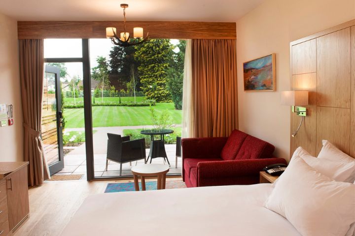 Kingsmill Hotel Bedroom with Private Garden