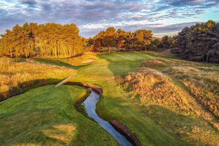 Aerial view of Panmure Golf Club