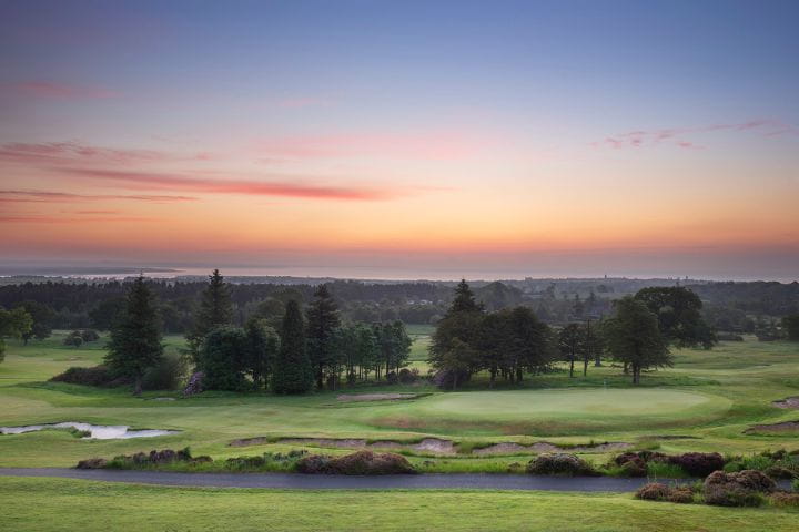 The sunsets of your dreams, on the golf course of dreams at The Dukes