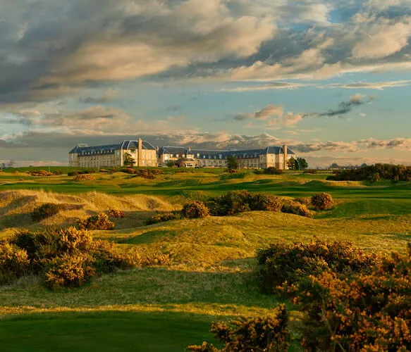 The outside of the Fairmont Hotel in St Andrews Scotland 