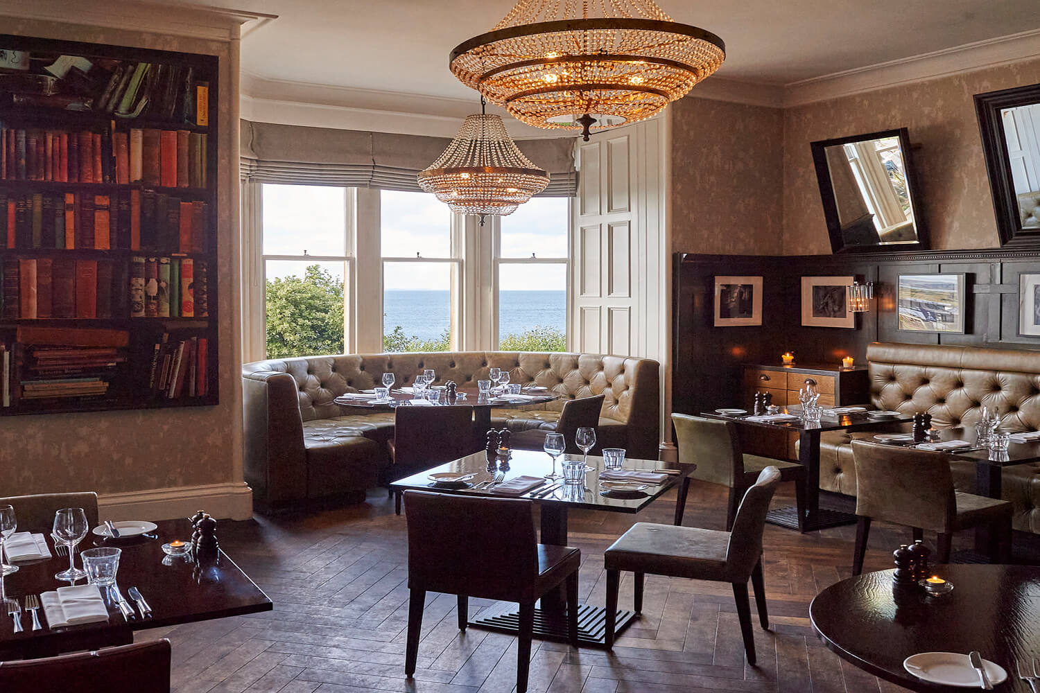 The restaurant at Hotel du Vin in St Andrews Scotland