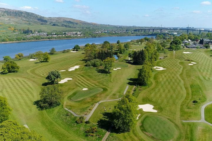 JA Mar Hall Golf & Spa Resort aerial view of golf course