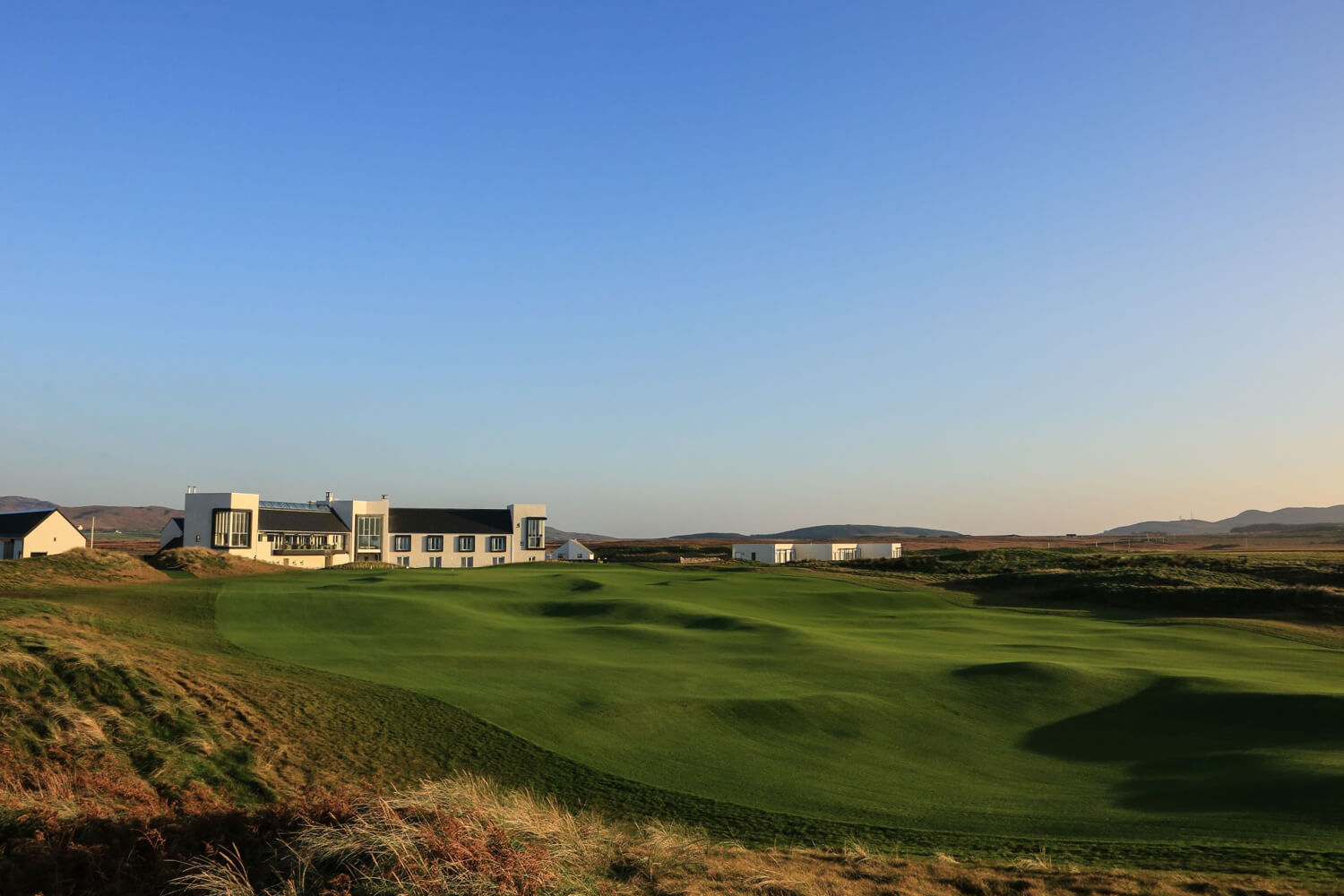 The Machrie Hotel from the golf course