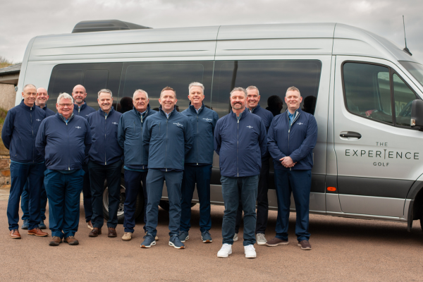 Team headshots for The Experience golf.