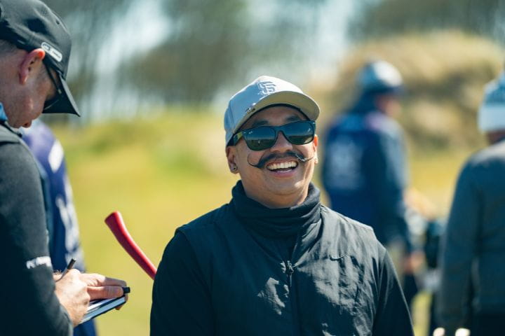 Smiles at Dumbarnie Links, April 2026.