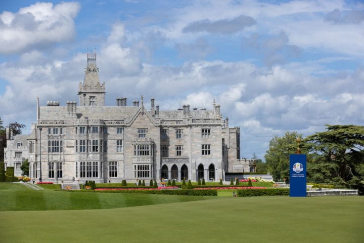 Adare Manor for the 2027 Ryder Cup.